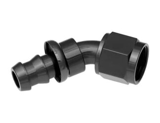 45 Deg AN Push Lock Hose End