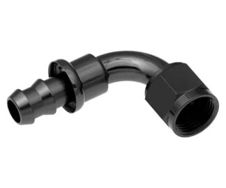 90 Deg AN Push Lock Hose End